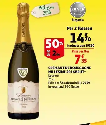 Crémant De Bourgogne Millesésime 2016 Brut