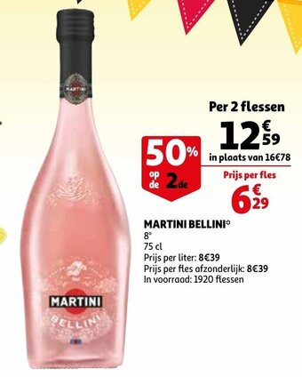 Auchan Martini Bellini aanbieding