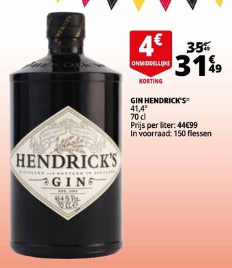 Gin Hendrick's