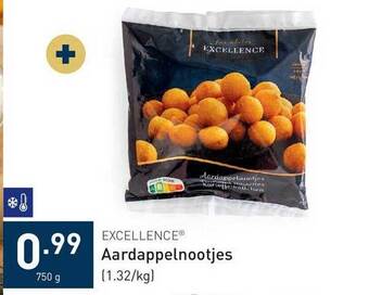 ALDI Excellence aardappelnootjes aanbieding