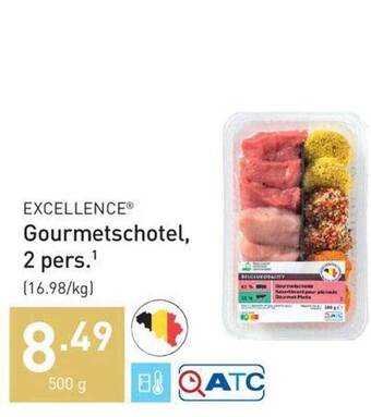 ALDI Excellence gourmetschotel aanbieding