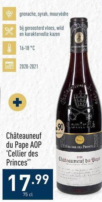 Châteauneuf du pape aop cellier des princes