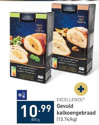 Excellence gevuld kalkoengebraad