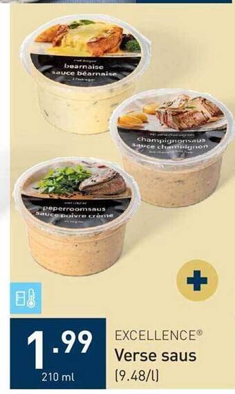 ALDI Excellence verse saus aanbieding