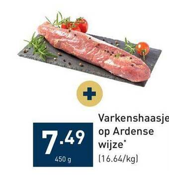 ALDI Varkenshaasje op ardense wijze aanbieding