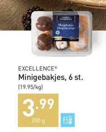 ALDI Excellence minigebakjes aanbieding
