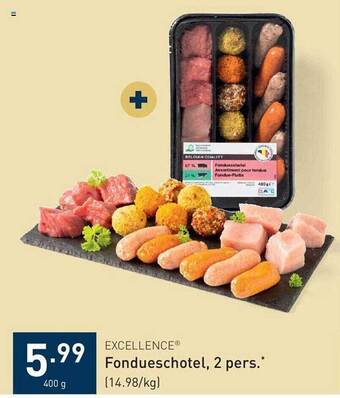 ALDI Excellence fondueschotel aanbieding