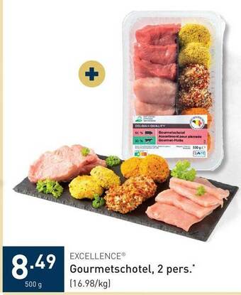 ALDI Excellence gourmetschotel aanbieding