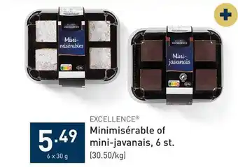 ALDI Excellence minimisérable of minijavanias aanbieding