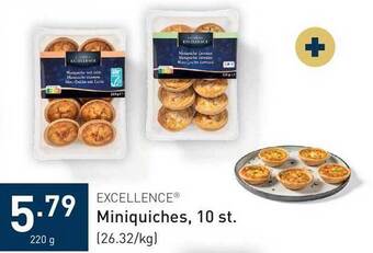 ALDI Excellence miniquiches aanbieding