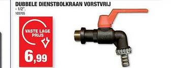 Hubo Dubbele dienstbolkraan vorstvrij aanbieding