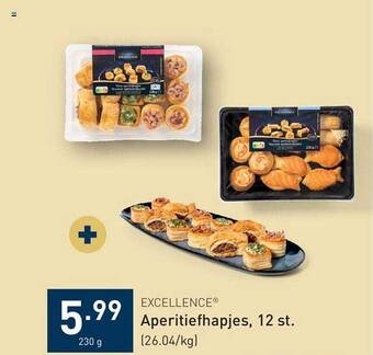 ALDI Excellence aperitiefhapjes aanbieding