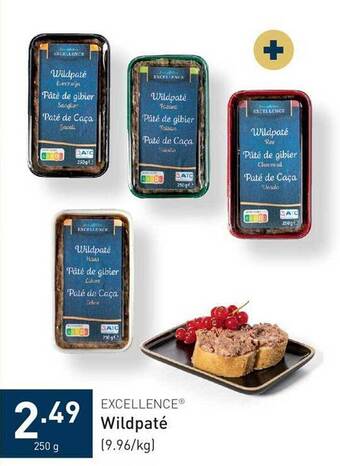 ALDI Excellence wildpaté aanbieding