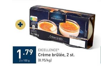 ALDI Excellence crème brûlée aanbieding