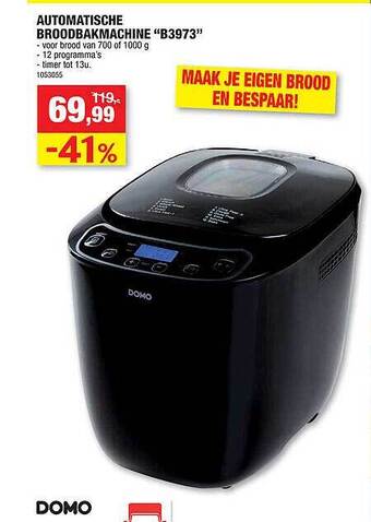 Automatische broodbakmachine