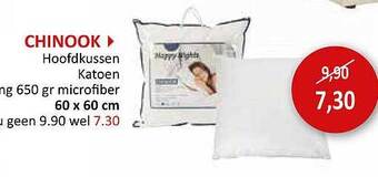 Weba Chinook hoofdkussen aanbieding