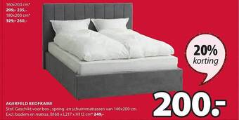 Jysk Agerfeld bedframe aanbieding