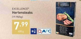 ALDI Excellence hertensteaks aanbieding