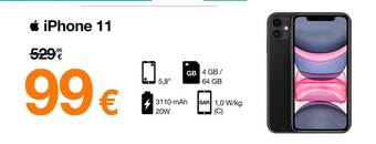 Orange Iphone 11 aanbieding