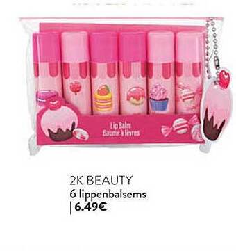 2k beauty 6 lippenbalsems