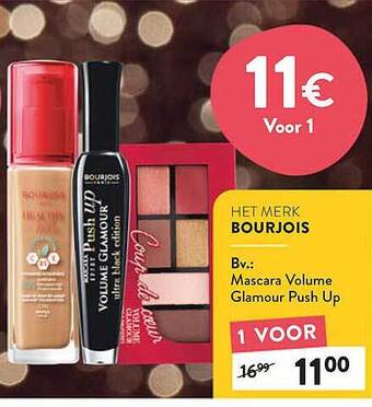 Di Bourjois mascara volume glamour push up aanbieding