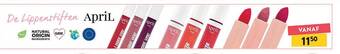 Di Lippenstiften april aanbieding