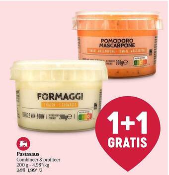Delhaize Pastasaus aanbieding