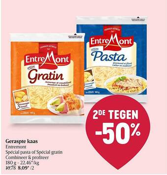 Geraspte kaas entremont