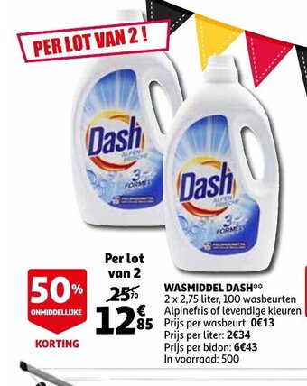 Auchan Wasmiddel Dash aanbieding
