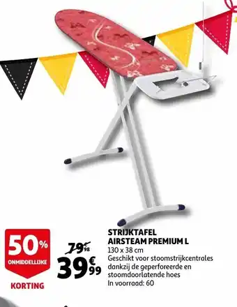 Strijktafel Airsteam Premium L