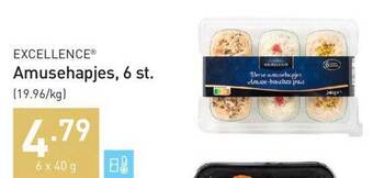 ALDI Excellence amusehapjes aanbieding