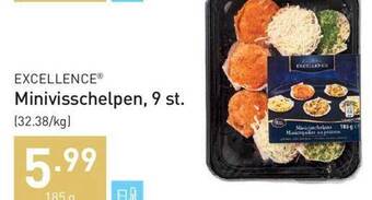 ALDI Excellence minivisschelpen aanbieding