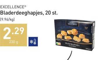 ALDI Excellence bladerdeeghapjes aanbieding