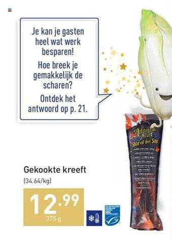ALDI Gekookte kreeft aanbieding