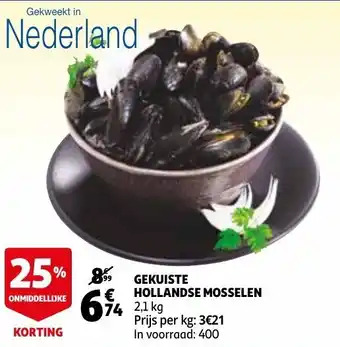 Gekuiste Hollandse Mosselen