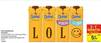 Carrefour Chocoladedrank cécémel aanbieding