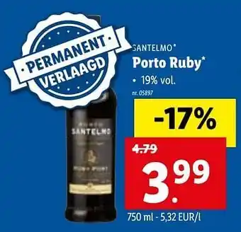 Lidl Porto ruby aanbieding