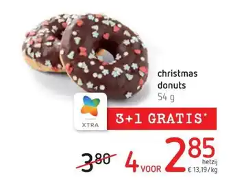 Christmas donuts 54g 3+1 gratis