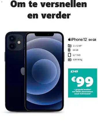 Base Iphone 12 64gb aanbieding