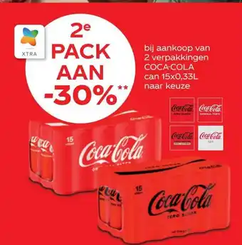 Coca-cola can 15x0,33l