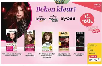 Haarkleuringen syoss permanente haarkleuring
