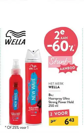 Wella haarspray ultra strong power hold