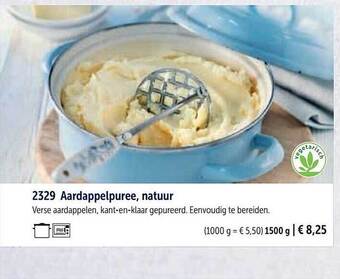 Bofrost Aardappelpuree, natuur aanbieding
