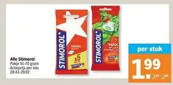 Alle stimorol 70gram