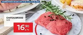 Alvo Chateaubriand rund aanbieding