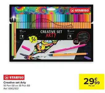 Carrefour Stabilo creative set arty Ref. 6902103 aanbieding