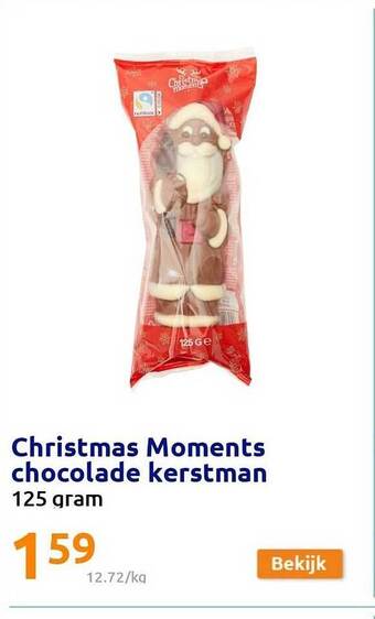Christmas moments chocolade kerstman