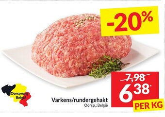 Intermarché Varkens/rundergehakt per KG aanbieding