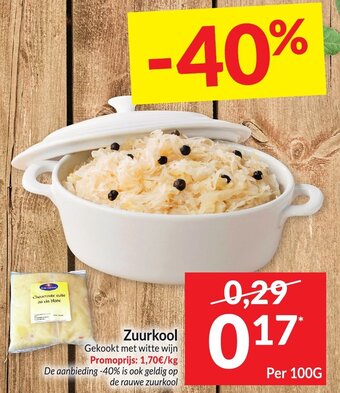 Intermarché Zuurkool 100G aanbieding