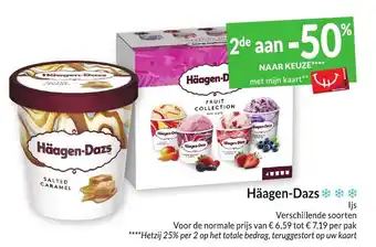 Intermarché Haagen-Dazs ijs aanbieding